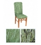 Чехол на стул, материал Bielastico, дизайн Arricciato,  "Джунгли".