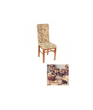 Чехол на стул, материал Bielastico, дизайн Arriciato "Флора".