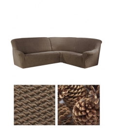 ехол на угловой диван, материал Bielastico Caffe