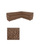 Чехол на угловой диван, материал Milano Šokolad