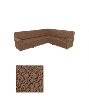 Чехол на угловой диван, материал Milano Šokolad